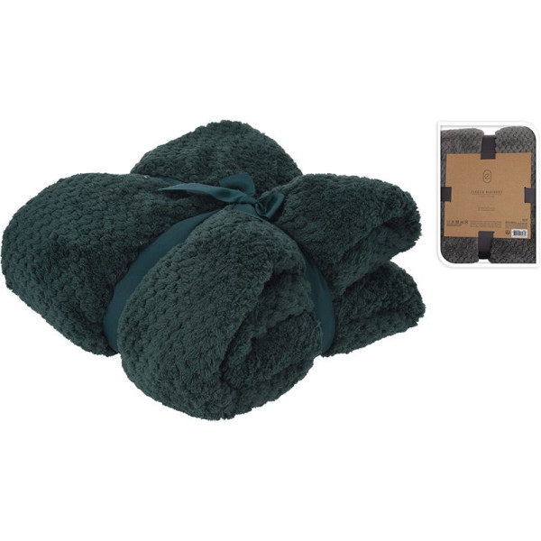 Fleece Deken - 130x170 - Groen Fleece Deken - 130x170 - Groen