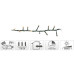Micro Cluster 560 LED - 11m - met timer en dimmer - extra warm wit Micro Cluster 560 LED - 11m - met timer en dimmer - extra warm wit