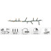 Micro Cluster 400 LED - 8m - met timer en dimmer - extra warm wit Micro Cluster 400 LED - 8m - met timer en dimmer - extra warm wit