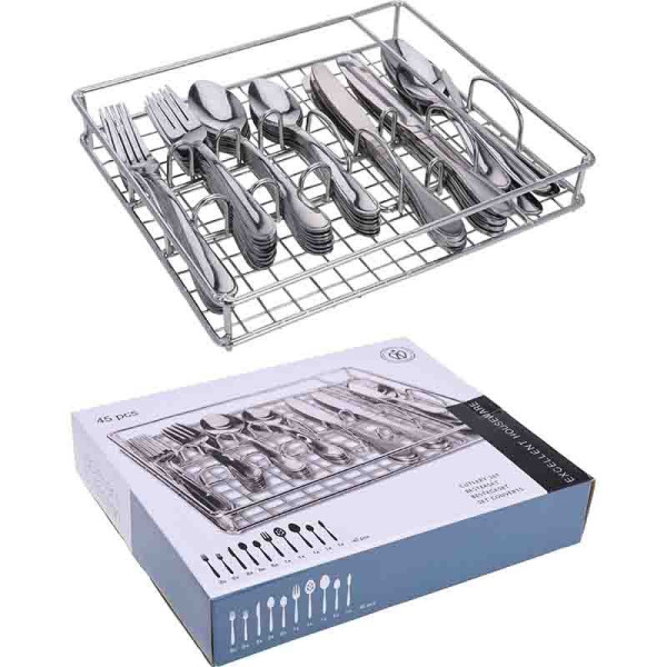 Bestekset 45-delig - 8 personen Bestekset 45-delig - 8 personen