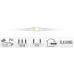 Cascadeverlichting met vuurvliegjeseffect  - 200 led - warm wit
