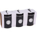 Voorraadbussen Klassiek zwart - set van 3 stuks Voorraadbussen Klassiek zwart - set van 3 stuks