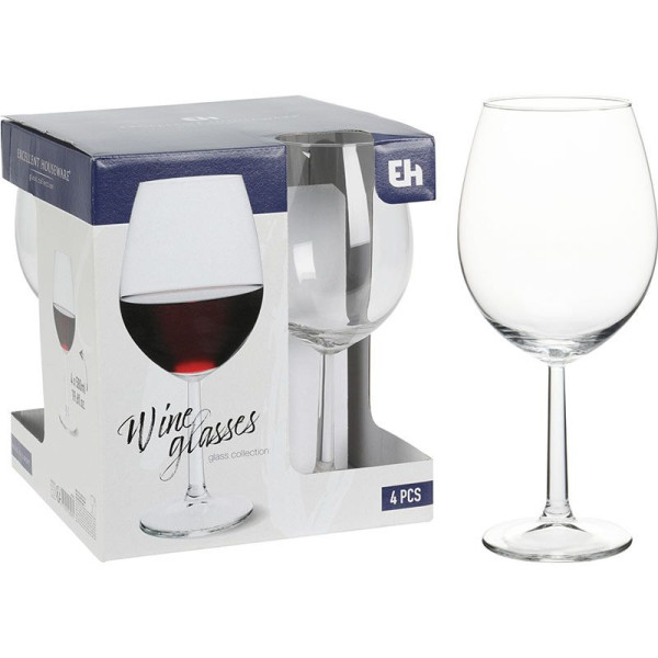 Rodewijnglazen - Set van 4 - 580 ml Rodewijnglazen - Set van 4 - 580 ml