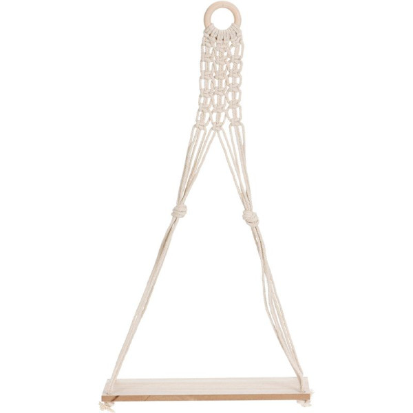 Hangplateau met Touw Decoratie Hangplateau met Touw Decoratie