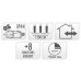 Maxi Cluster Kerstverlichting - 800 led - 12m - wit - Timer - Lichtfuncties - Geheugen - Buiten Maxi Cluster Kerstverlichting - 800 led - 12m - wit - Timer - Lichtfuncties - Geheugen - Buiten