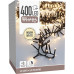 Maxi Cluster Kerstverlichting - 400 led - 6m - warm wit - Timer - Lichtfuncties - Geheugen - Buiten Maxi Cluster Kerstverlichting - 400 led - 6m - warm wit - Timer - Lichtfuncties - Geheugen - Buiten