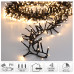 Maxi Cluster Kerstverlichting - 600 led - 9m - warm wit - Timer - Lichtfuncties - Geheugen - Buiten Maxi Cluster Kerstverlichting - 600 led - 9m - warm wit - Timer - Lichtfuncties - Geheugen - Buiten
