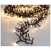Maxi Cluster Kerstverlichting - 600 led - 9m - warm wit - Timer - Lichtfuncties - Geheugen - Buiten Maxi Cluster Kerstverlichting - 600 led - 9m - warm wit - Timer - Lichtfuncties - Geheugen - Buiten