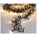 Maxi Cluster Kerstverlichting - 800 led - 12m - warm wit - Timer - Lichtfuncties - Geheugen - Buiten Maxi Cluster Kerstverlichting - 800 led - 12m - warm wit - Timer - Lichtfuncties - Geheugen - Buiten
