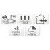 Maxi Cluster Kerstverlichting - 800 led - 12m - multicolor - Timer - Lichtfuncties - Geheugen - Buiten Maxi Cluster Kerstverlichting - 800 led - 12m - multicolor - Timer - Lichtfuncties - Geheugen - Buiten