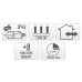 Maxi Cluster Kerstverlichting - 800 led - 12m - extra warm wit - Timer - Lichtfuncties - Geheugen - Buiten Maxi Cluster Kerstverlichting - 800 led - 12m - extra warm wit - Timer - Lichtfuncties - Geheugen - Buiten