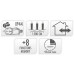 Maxi Cluster Kerstverlichting - 1000 led - 15m - extra warm wit - Timer - Lichtfuncties - Geheugen - Buiten Maxi Cluster Kerstverlichting - 1000 led - 15m - extra warm wit - Timer - Lichtfuncties - Geheugen - Buiten