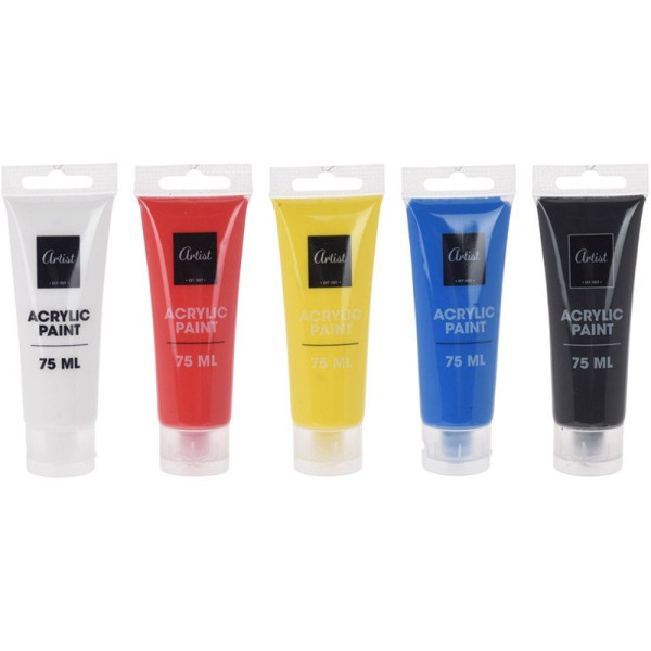 Acrylverf - 5 x 75ML Acrylverf - 5 x 75ML