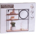 Wandrek met Spiegel - 3 planken Wandrek met Spiegel - 3 planken