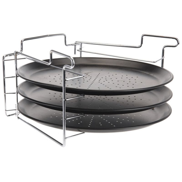 Pizzabakset - 4 delig - non-stick Pizzabakset - 4 delig - non-stick