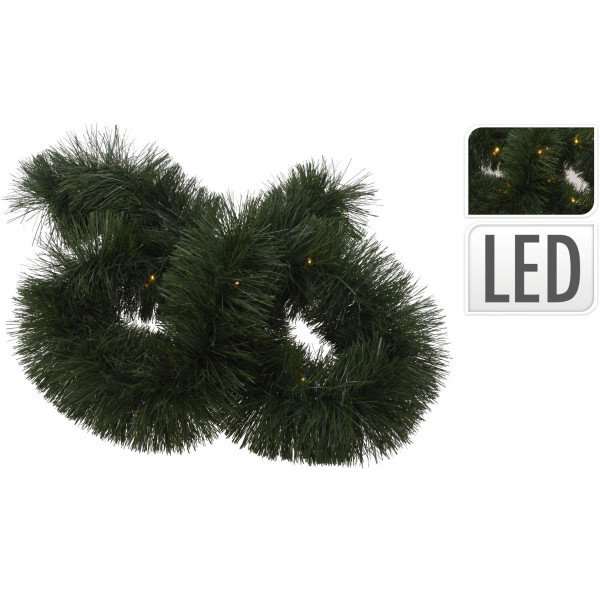 Guirlande 270 cm - met 26 led - op Batterijen Guirlande 270 cm - met 26 led - op Batterijen