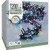 Microcluster - 1200 led - 24m - multicolor - Timer - Lichtfuncties - Geheugen - Buiten Microcluster - 1200 led - 24m - multicolor - Timer - Lichtfuncties - Geheugen - Buiten