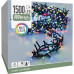 Microcluster - 1500 led - 30m - multicolor - Timer - Lichtfuncties - Geheugen - Buiten Microcluster - 1500 led - 30m - multicolor - Timer - Lichtfuncties - Geheugen - Buiten