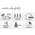 Microcluster - 700 led - 14m - extra warm wit - Timer - Lichtfuncties - Geheugen - Buiten