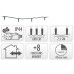 Kerstverlichting 80 led- 6m - rood - Timer - Lichtfuncties - Geheugen - Buiten Kerstverlichting 80 led- 6m - rood - Timer - Lichtfuncties - Geheugen - Buiten