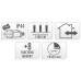 Microcluster - 700 led - 14m - three tone traditional - Timer - Lichtfuncties - Geheugen - Buiten Microcluster - 700 led - 14m - three tone traditional - Timer - Lichtfuncties - Geheugen - Buiten
