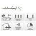 Microcluster - 400 led - 8m - warm wit - Timer - Lichtfuncties - Geheugen - Buiten Microcluster - 400 led - 8m - warm wit - Timer - Lichtfuncties - Geheugen - Buiten