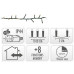 Microcluster - 560 led - 11m - warm wit - Timer - Lichtfuncties - Geheugen - Buiten Microcluster - 560 led - 11m - warm wit - Timer - Lichtfuncties - Geheugen - Buiten