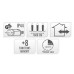 Microcluster - 800 led - 16m - two tone romantic - Timer - Lichtfuncties - Geheugen - Buiten Microcluster - 800 led - 16m - two tone romantic - Timer - Lichtfuncties - Geheugen - Buiten
