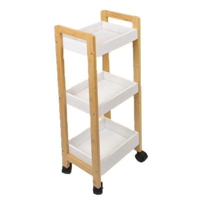 Ceruzo Opbergtrolley - Verrijdbaar Keukenrek - 3 etages