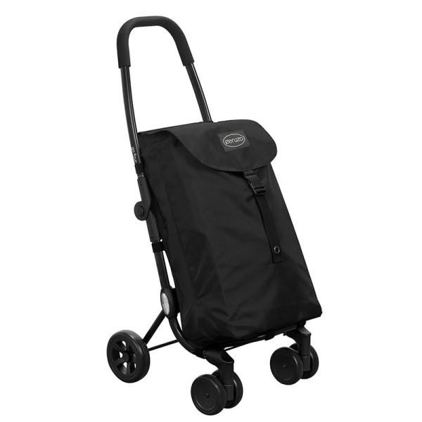 Ceruzo Go Four Boodschappentrolley - Zwart - 43.5 liter - by Playmarket Ceruzo Go Four Boodschappentrolley - Zwart - 43.5 liter - by Playmarket