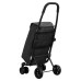Ceruzo Go Four Boodschappentrolley - Zwart - 43.5 liter - by Playmarket Ceruzo Go Four Boodschappentrolley - Zwart - 43.5 liter - by Playmarket