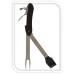 Barbecue Multitool RVS zwart - 5-in-1 multi gereedschap - inklapbaar - groot model Barbecue Multitool RVS zwart - 5-in-1 multi gereedschap - inklapbaar - groot model