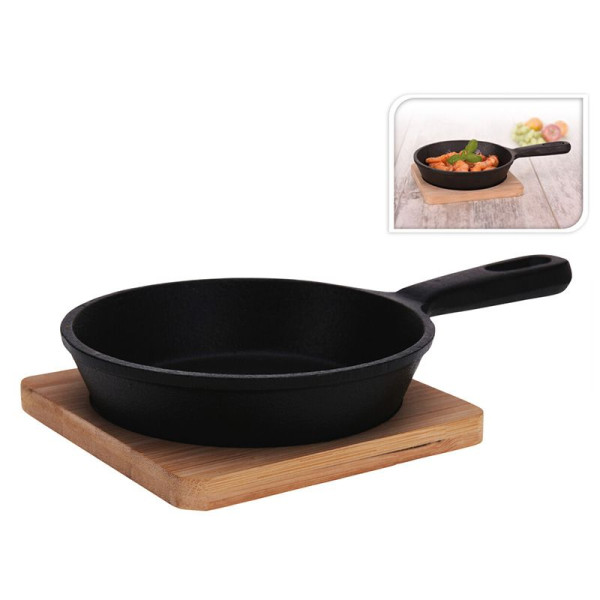 Tapas Steelpannetje - Gietijzer - Ø12.5 cm Tapas Steelpannetje - Gietijzer - Ø12.5 cm