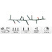 Micro Cluster met Haspel - 500 LED - 10 meter - met timer - multicolor