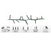 Micro Cluster met Haspel - 750 LED - 15 meter - met timer - multicolor