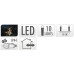 Feestverlichting voor de Tuin - 450cm - warm wit - 10x5 LED Feestverlichting voor de Tuin - 450cm - warm wit - 10x5 LED