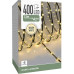 LED Verlichting 400 LED - 12 meter - warm wit - voor binnen en buiten - 8 Lichtfuncties - Soft Wire