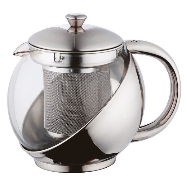 Renberg Theepot met Filter - 0.75 liter - roestvrijstaal Renberg Theepot met Filter - 0.75 liter - roestvrijstaal