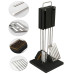 QDO Roestvrijstalen Barbecue- /Grillset Deluxe met standaard QDO Roestvrijstalen Barbecue- /Grillset Deluxe met standaard