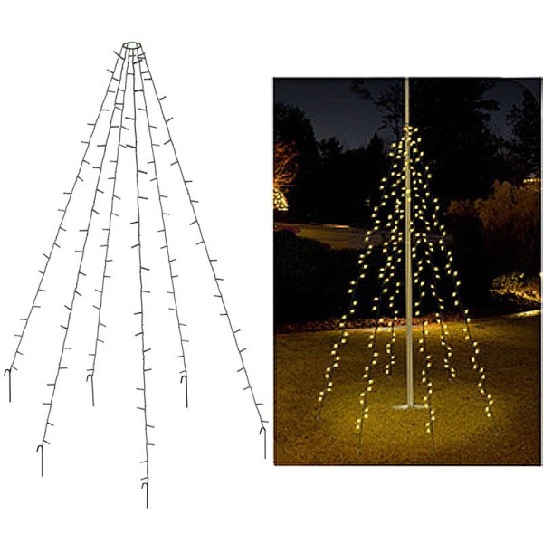 Vlaggenmast verlichting 120 LED's Vlaggenmast verlichting 120 LED's