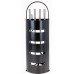 Openhaardset RVS zwart - 5 delig