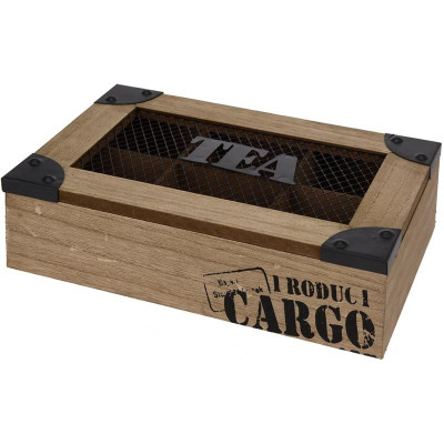 Theekist 6 vaks - Cargo Theekist 6 vaks - Cargo