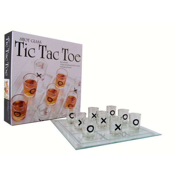 Drinkspel Tic Tac Toe - Kruisje-Nulletje Drinkspel Tic Tac Toe - Kruisje-Nulletje