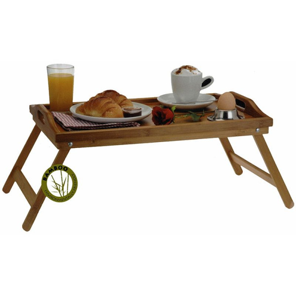 Bamboe dienblad voor op bed - 50x30cm Bamboe dienblad voor op bed - 50x30cm