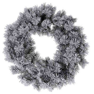 Kerstkrans - groen met sneeuw - 50 cm Kerstkrans - groen met sneeuw - 50 cm