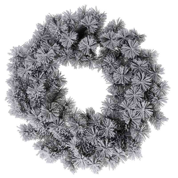 Kerstkrans - groen met sneeuw - 50 cm Kerstkrans - groen met sneeuw - 50 cm