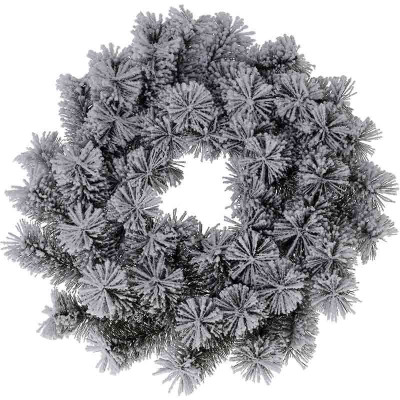 Kerstkrans - groen met sneeuw - 40 cm Kerstkrans - groen met sneeuw - 40 cm