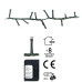 Micro Cluster 1200 LED's - 24 meter - wit - 8 functies + geheugen