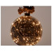 Glazen bal met 30 LED's - 15cm - jute touw 100cm Glazen bal met 30 LED's - 15cm - jute touw 100cm