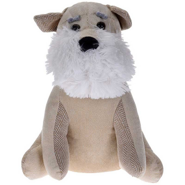 Deurstopper hond wit-creme Deurstopper hond wit-creme